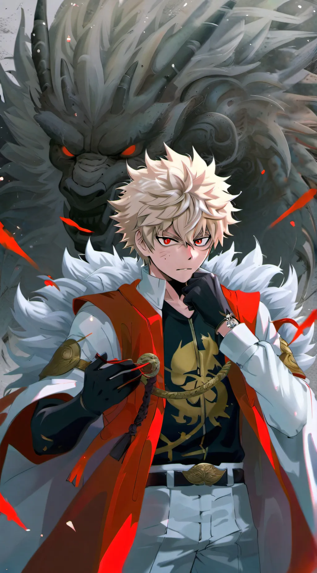 ai character: bakugo background