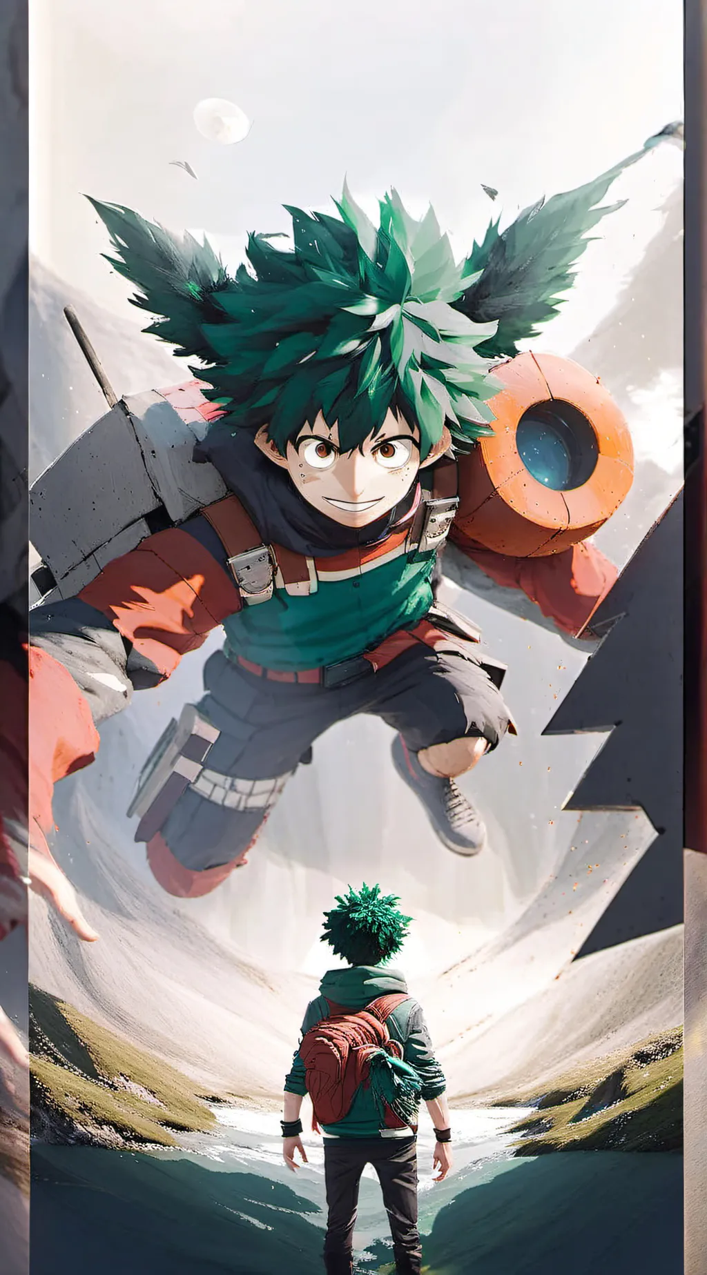 ai character: deku background