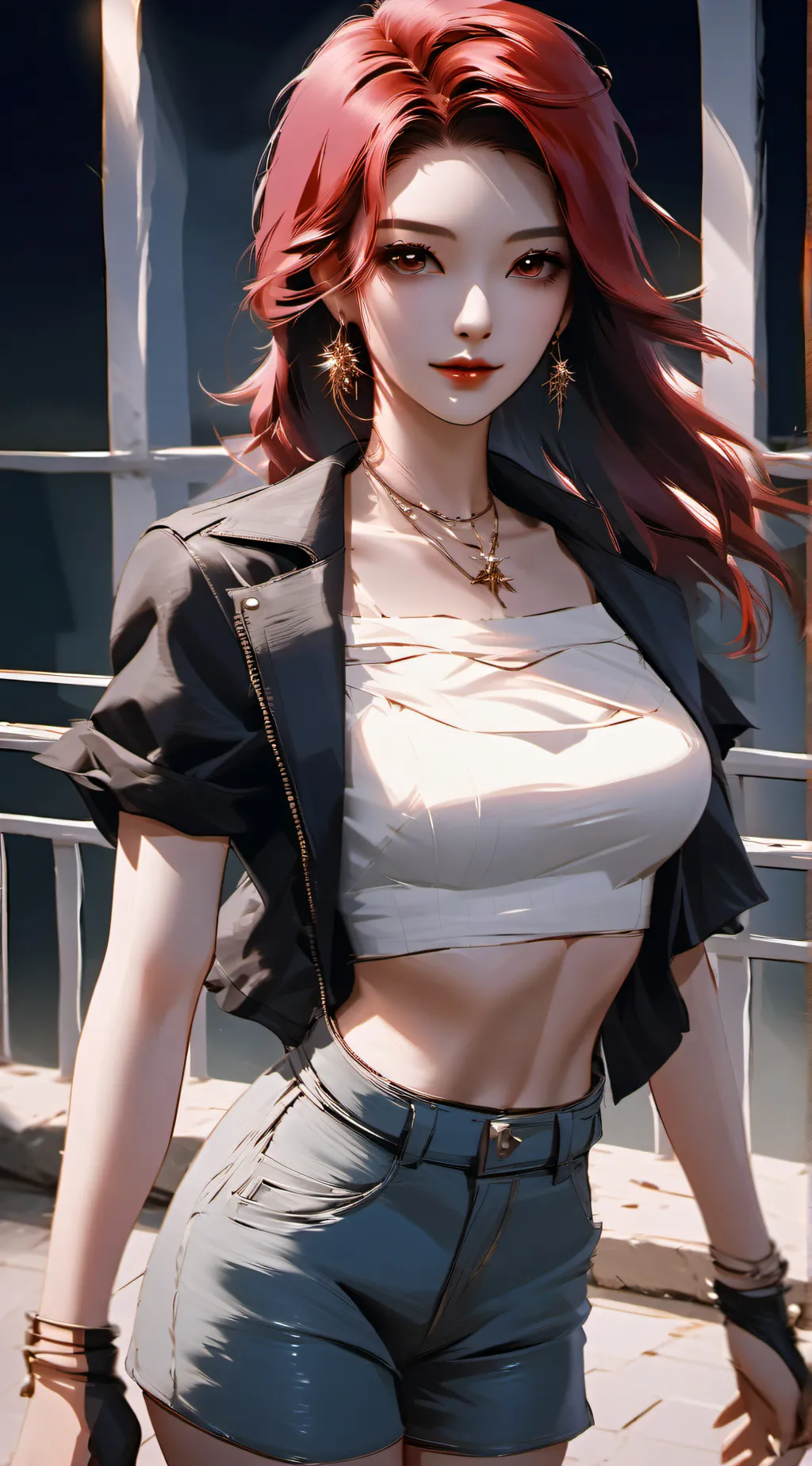 ai character: Rose🌹❤️ background