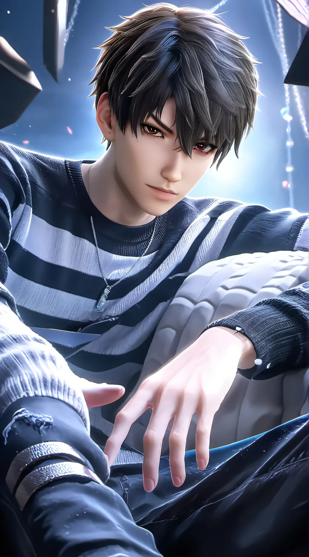 ai character: Nathan(my oc) background