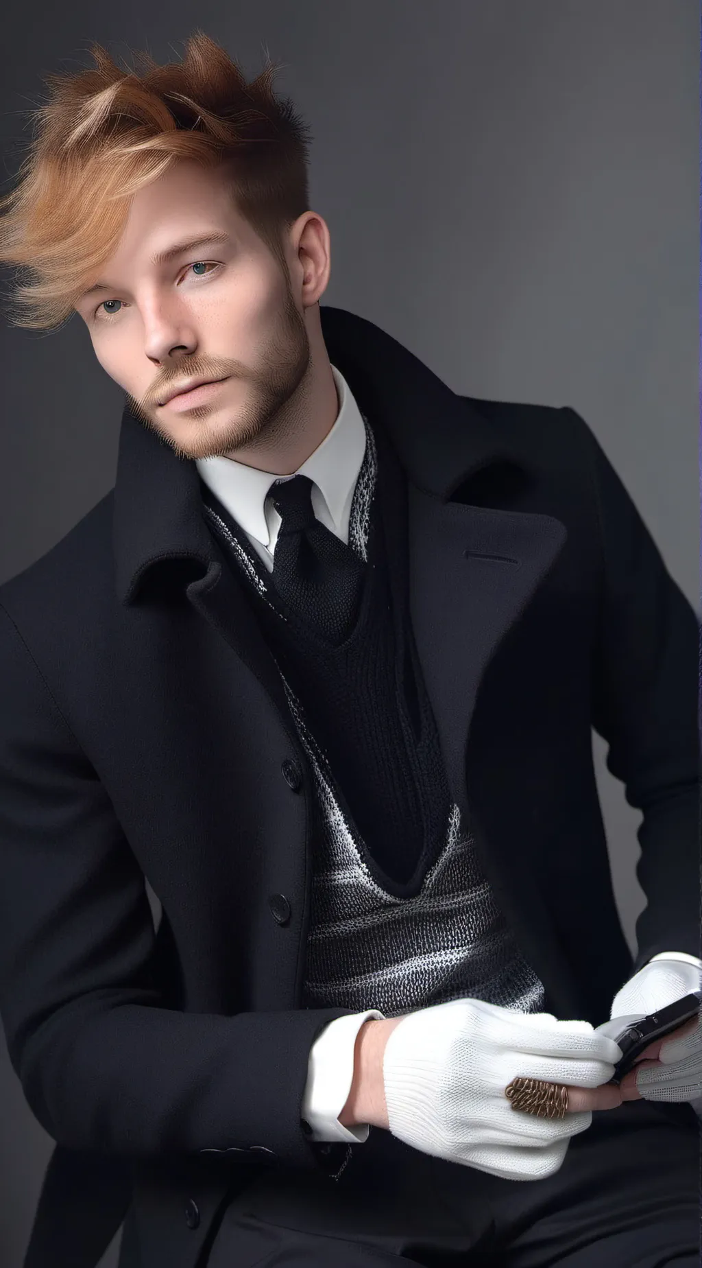 ai character: sam Golbach  background