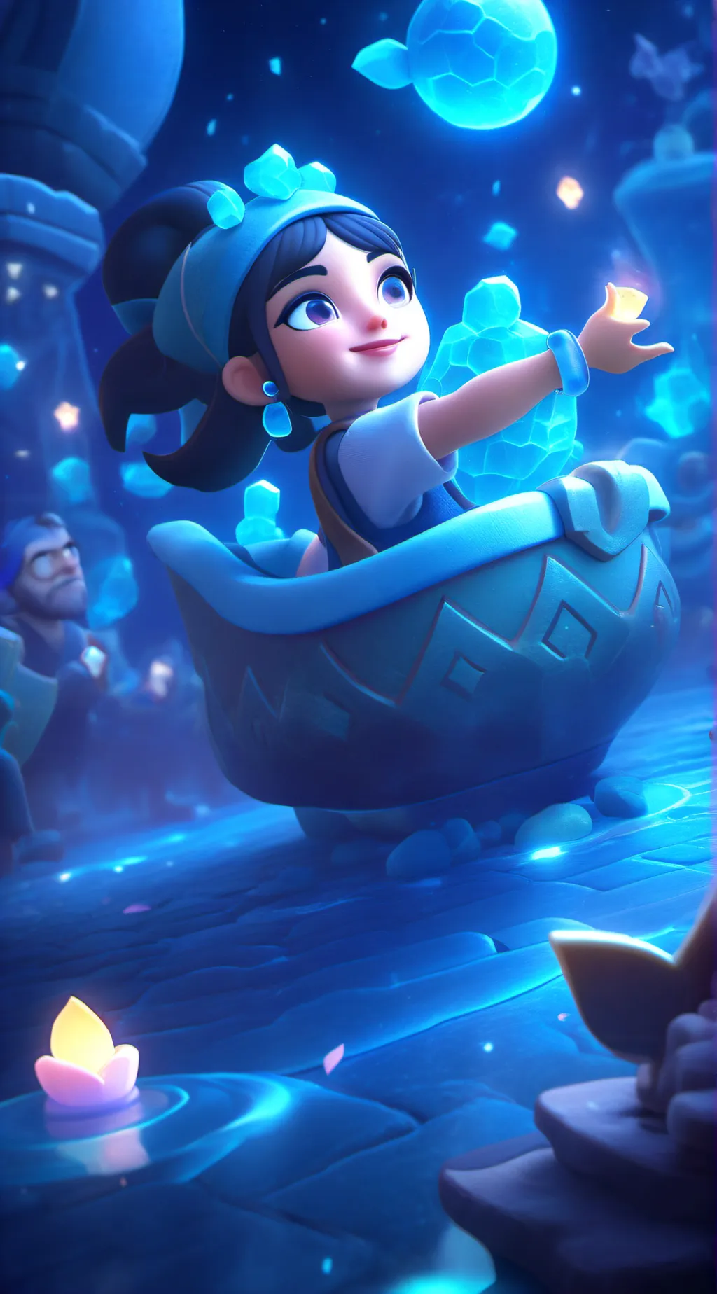 ai character: Princess Jasmine background