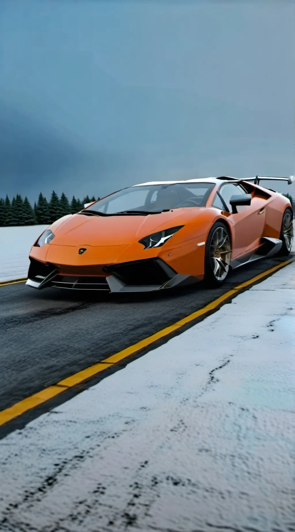 ai character: Lambo background