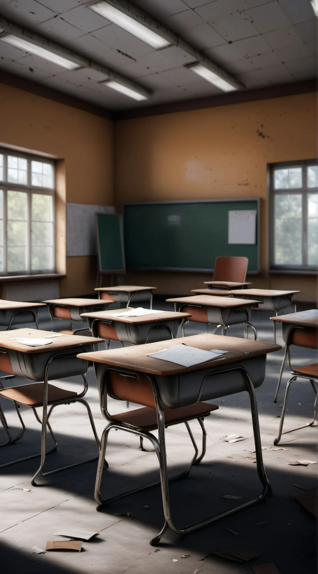 ai character: Class of the past background