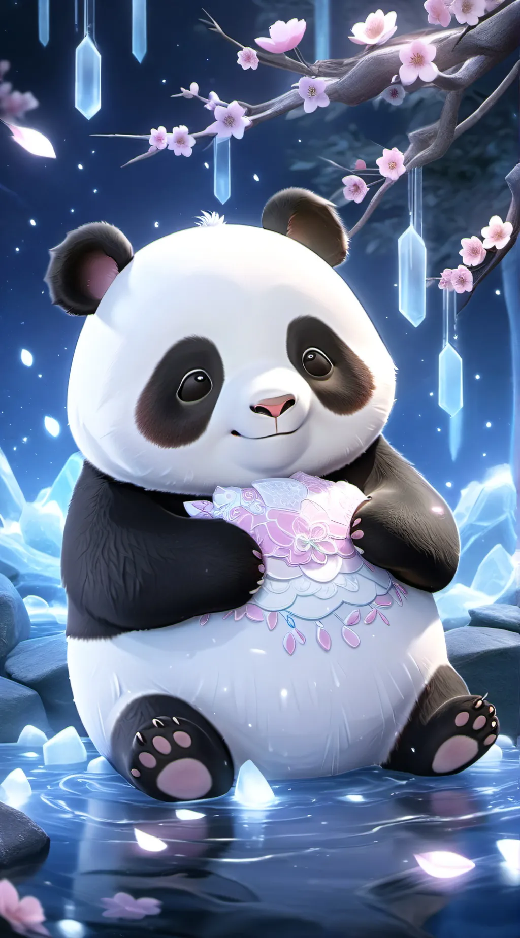 ai character: Squishmallow background