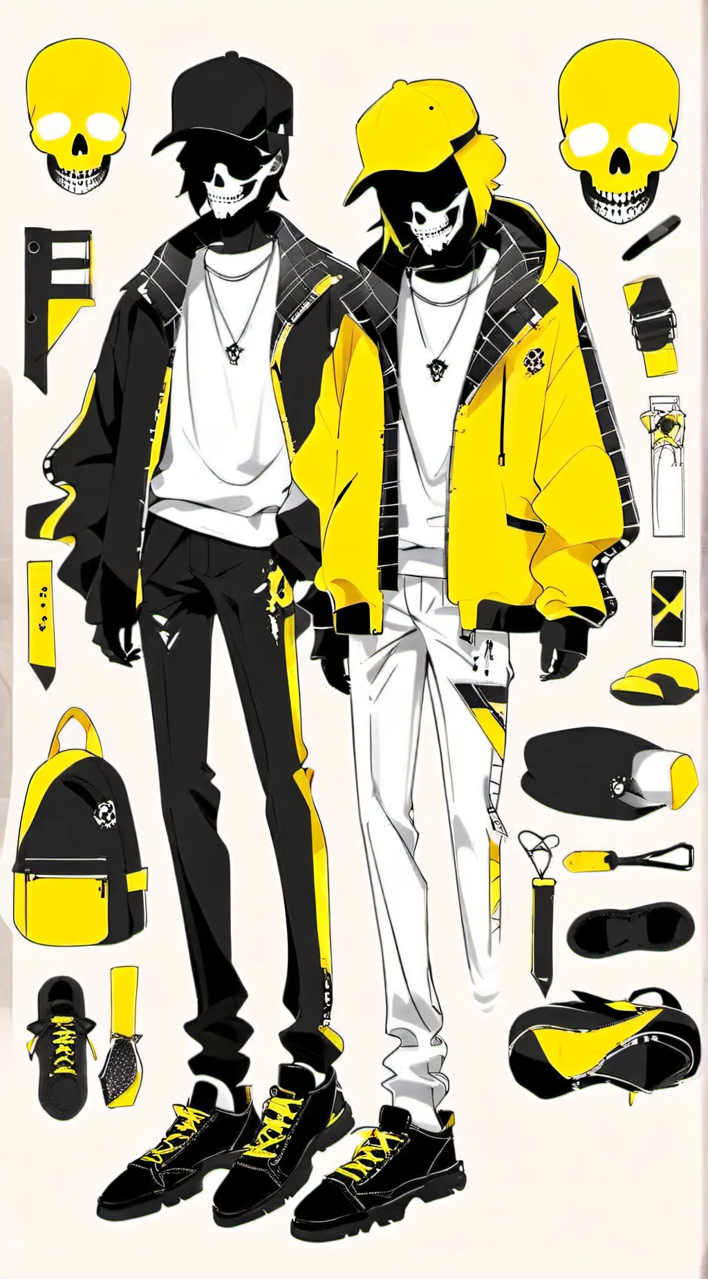 ai character: LINX! SANS background