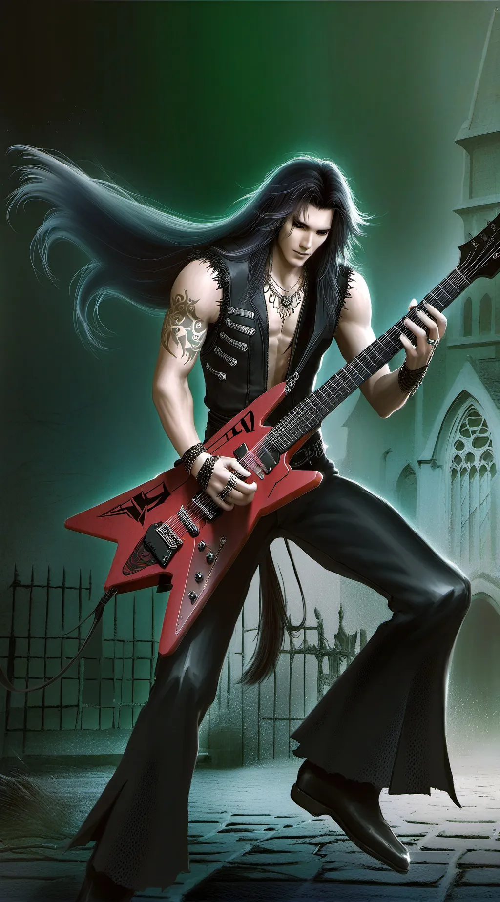 ai character: Steve Vai, Lord of background