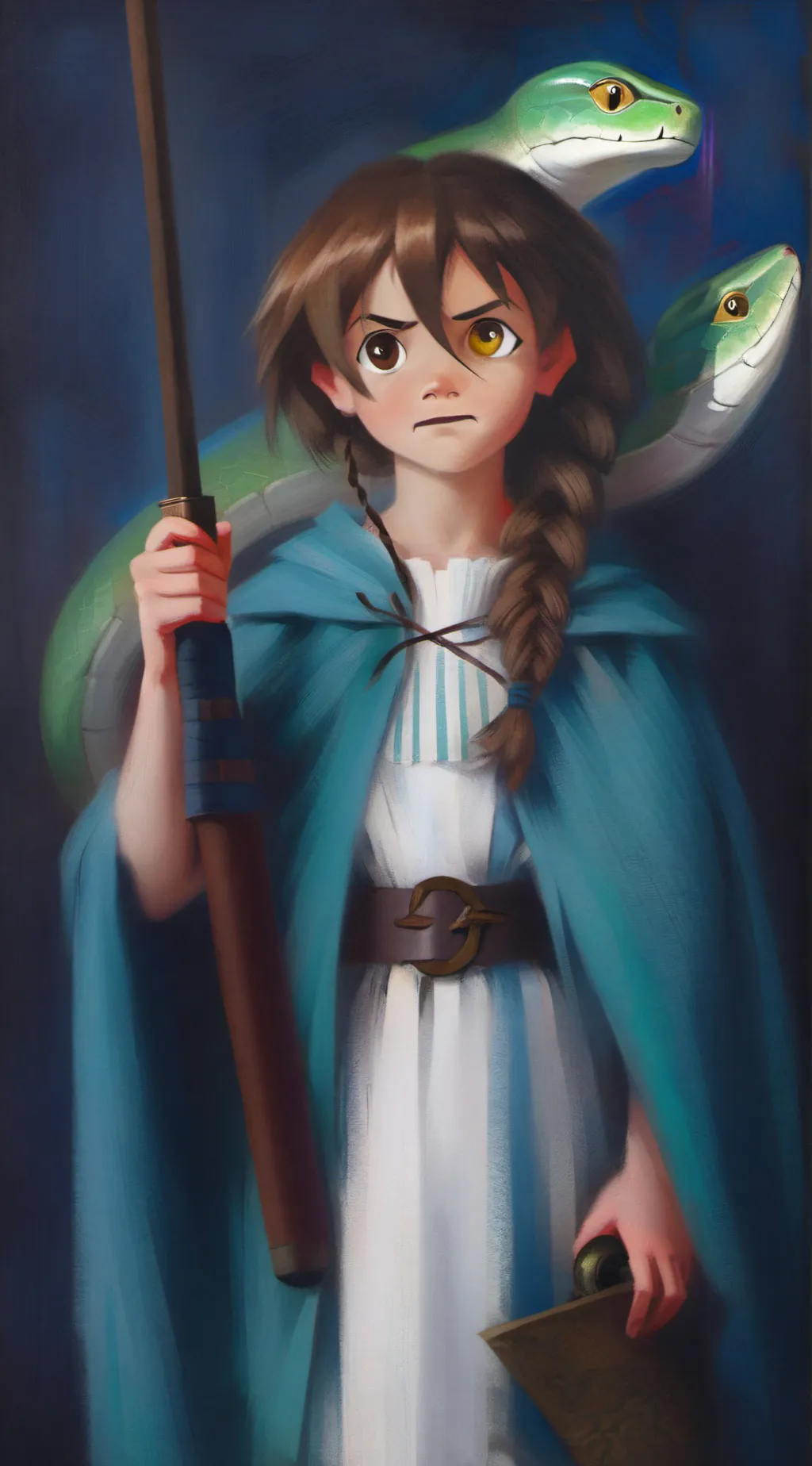 ai character: Fig background