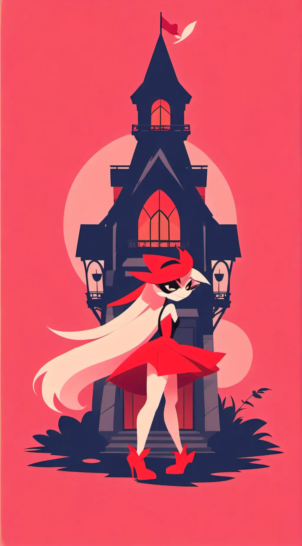 ai character: Angle dust abused background