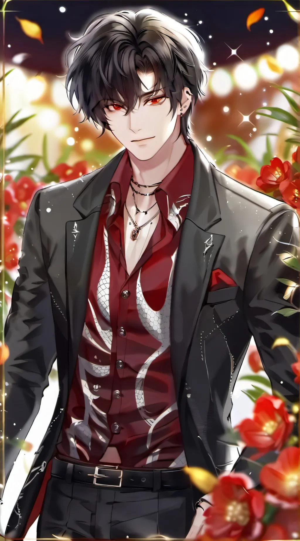 ai character: Vincent + JJK background