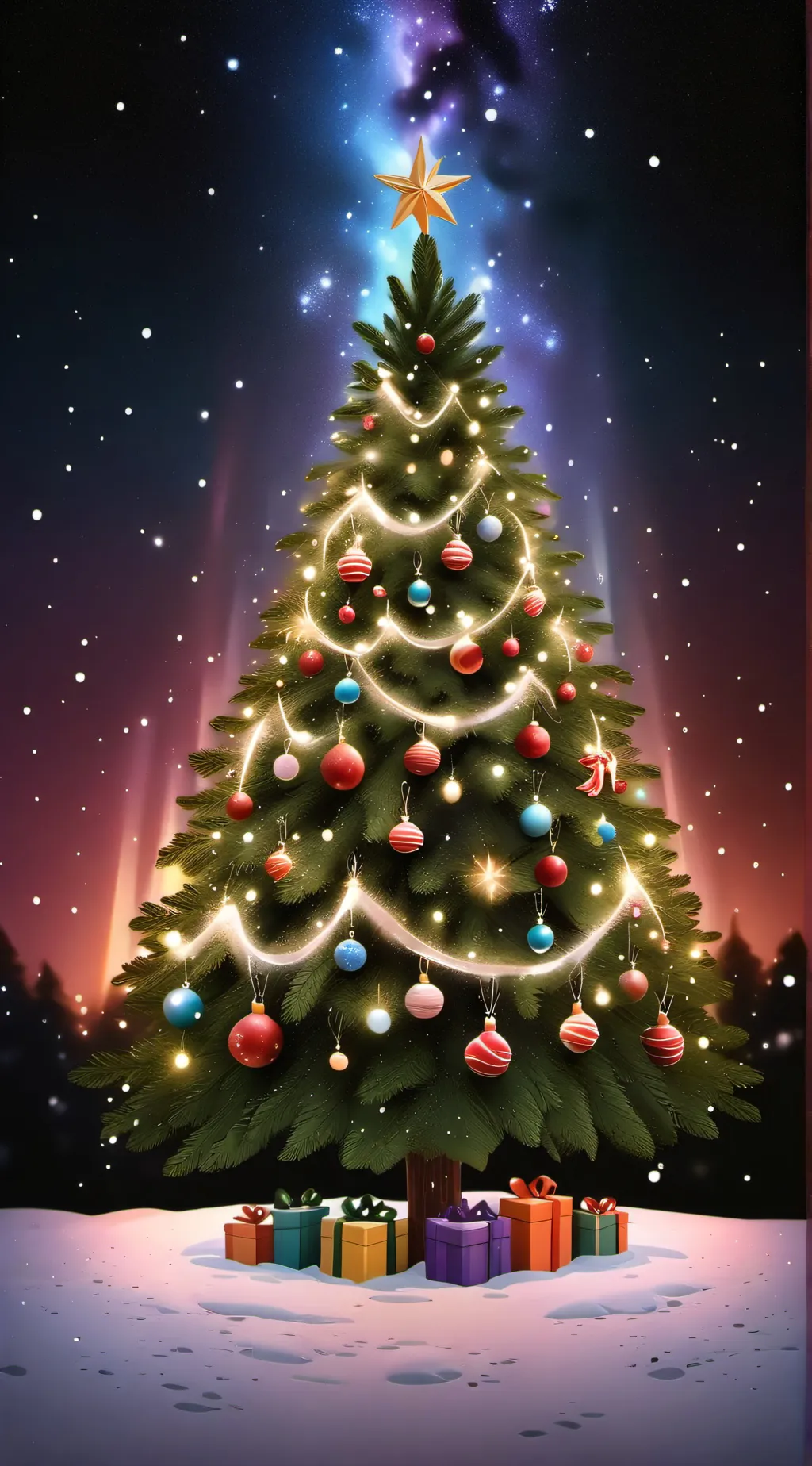 ai character: MHA WEIHNACHTEN background