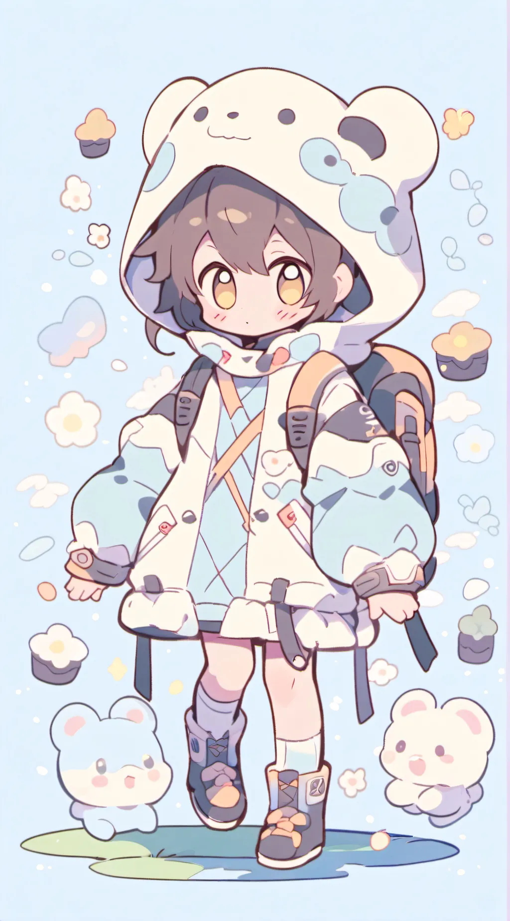 ai character: Boy background