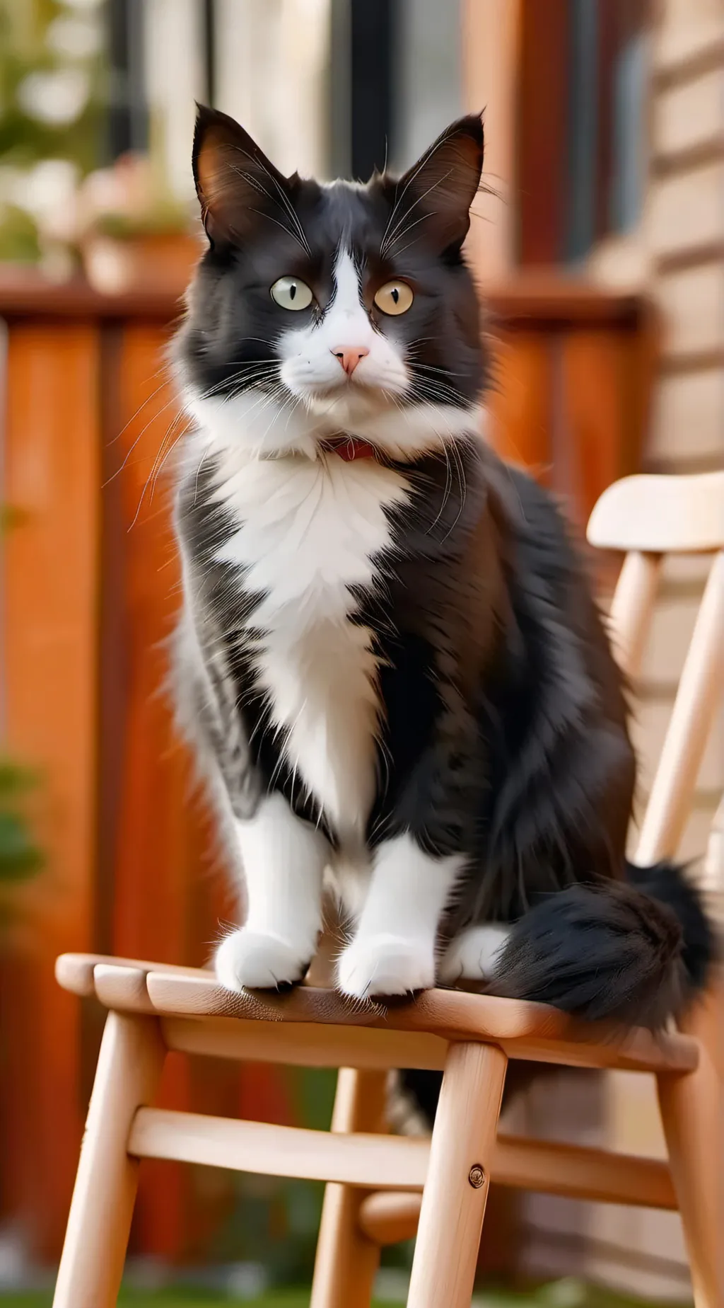 ai character: Therapy cat background