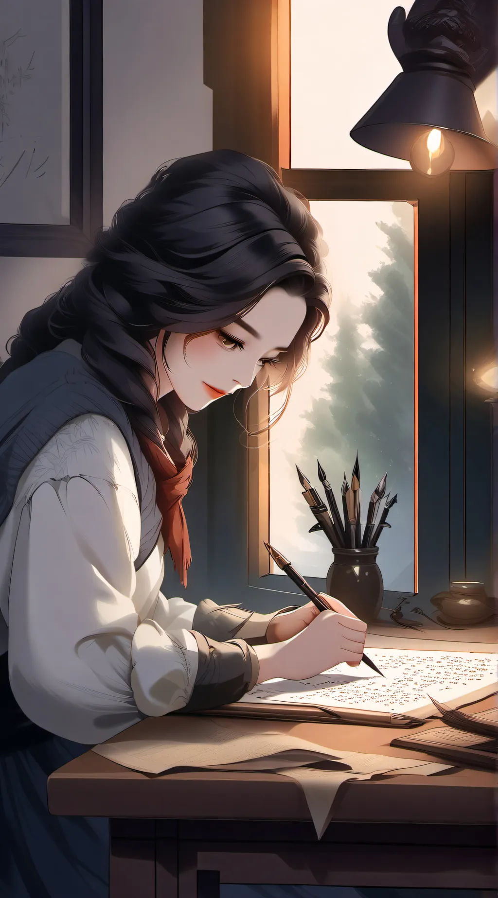 ai character: Gacha Care test background