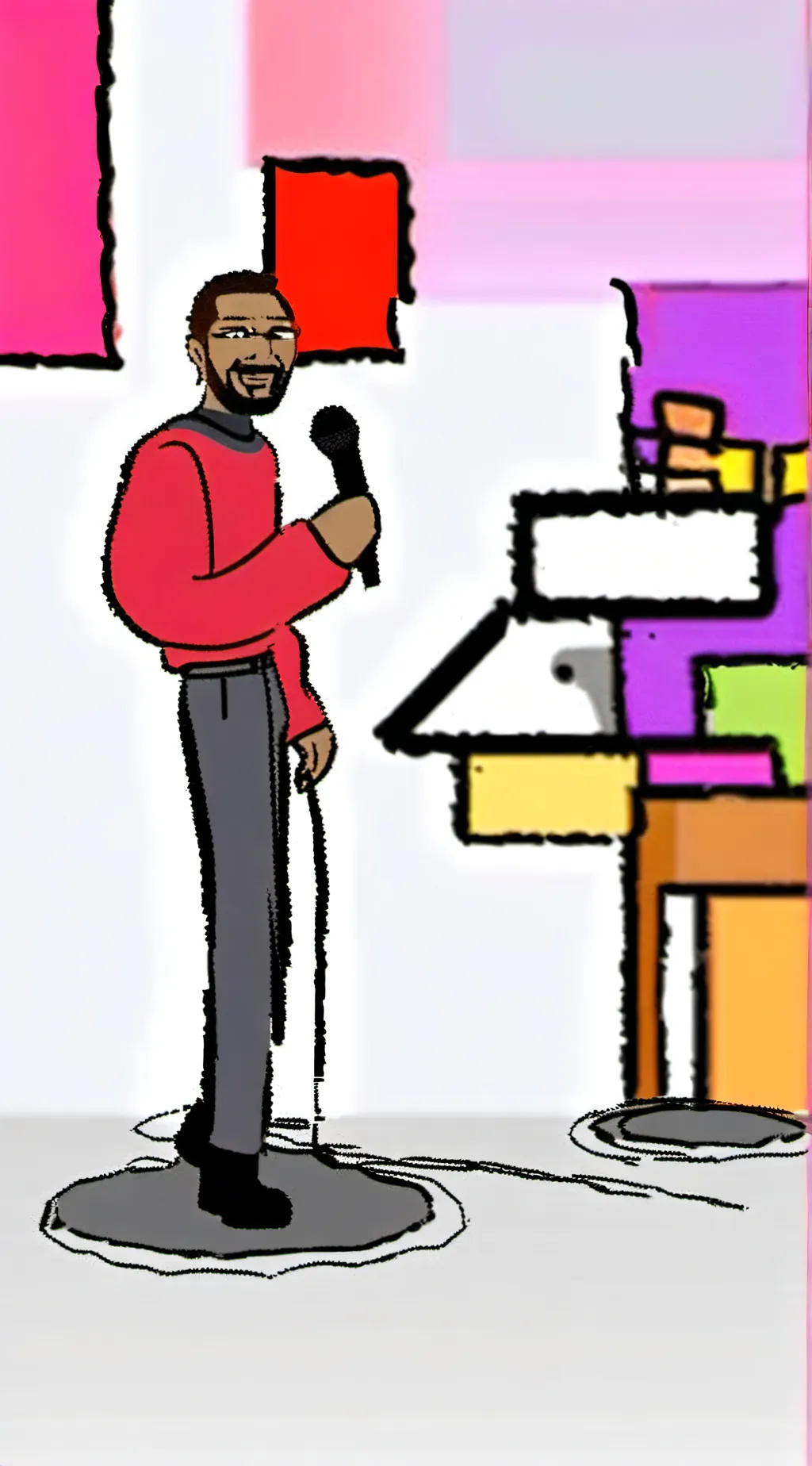 ai character: Kendrick Lamar background