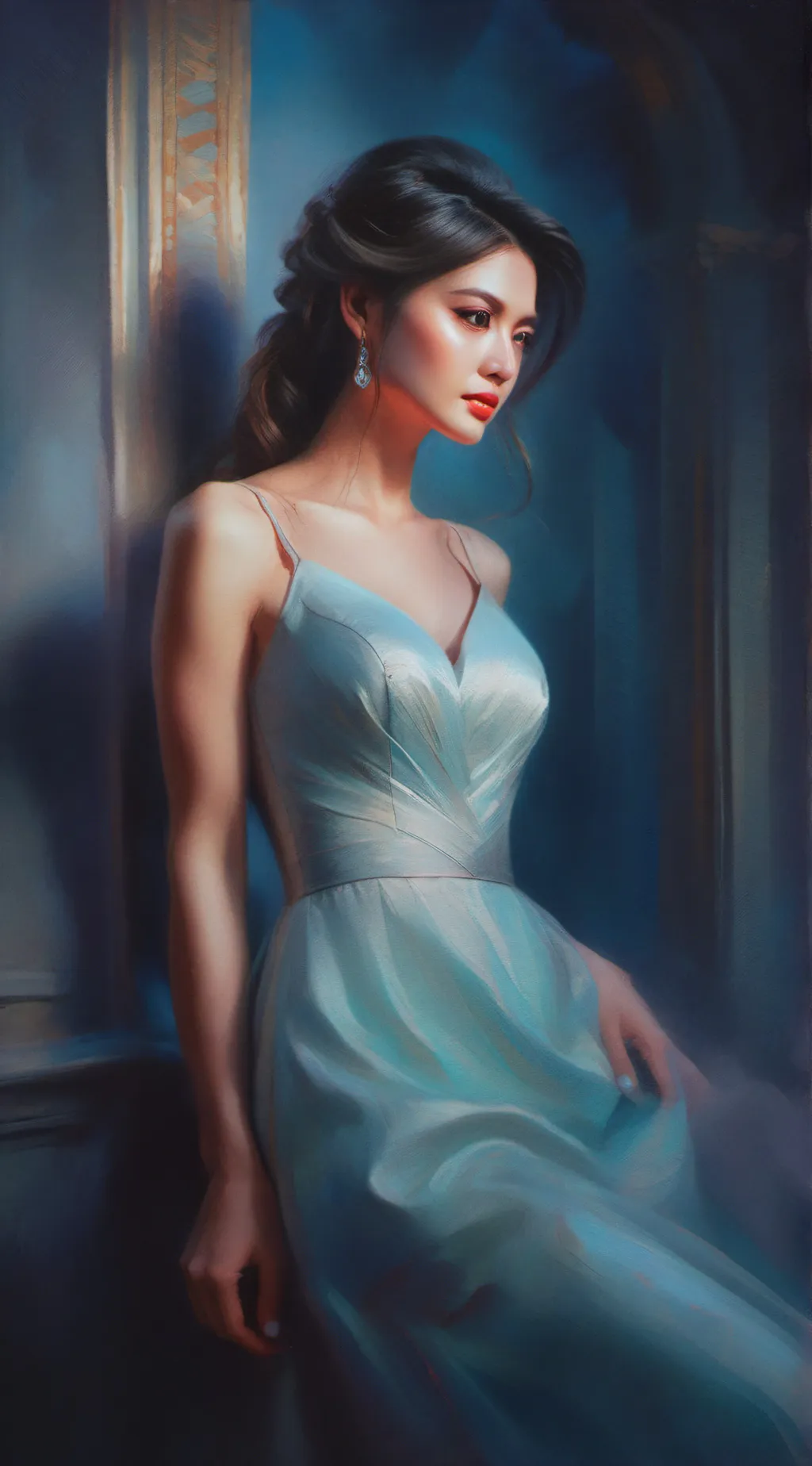 ai character: Salish  background