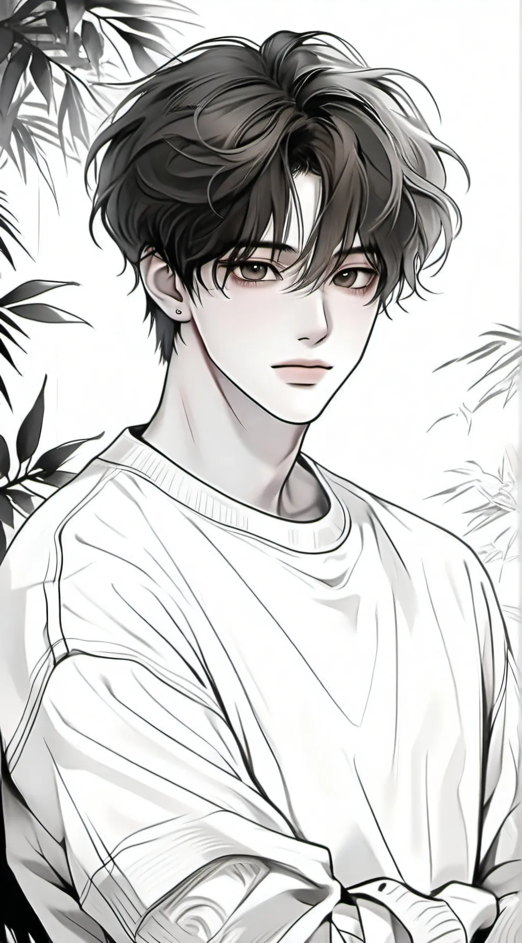 ai character: Justin林言 background