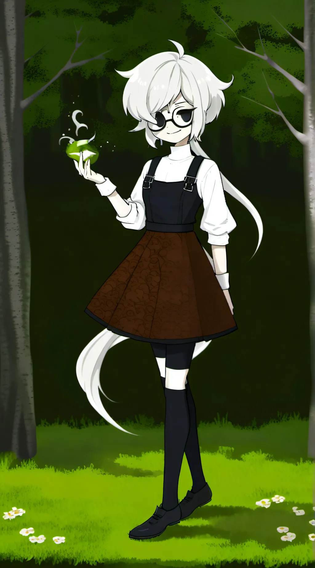 ai character: cherrieskull background