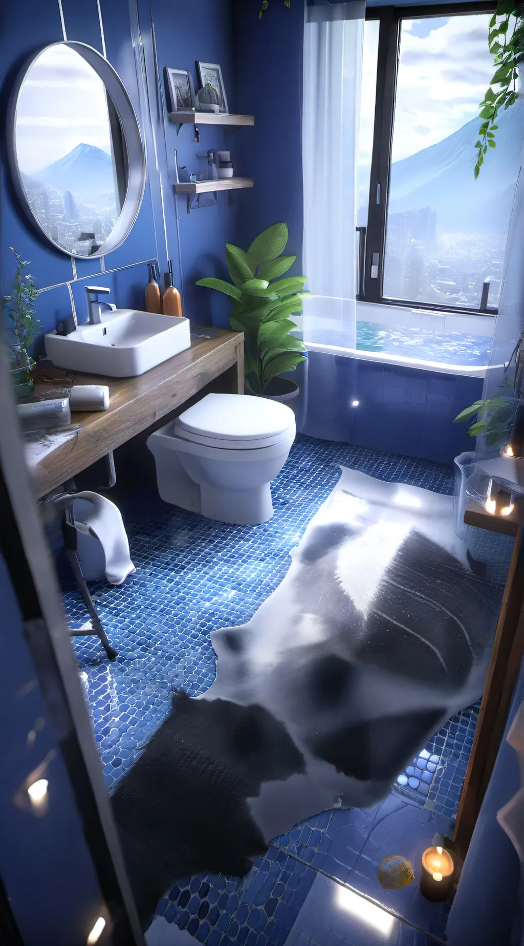 ai character: Me or  💵 ? background