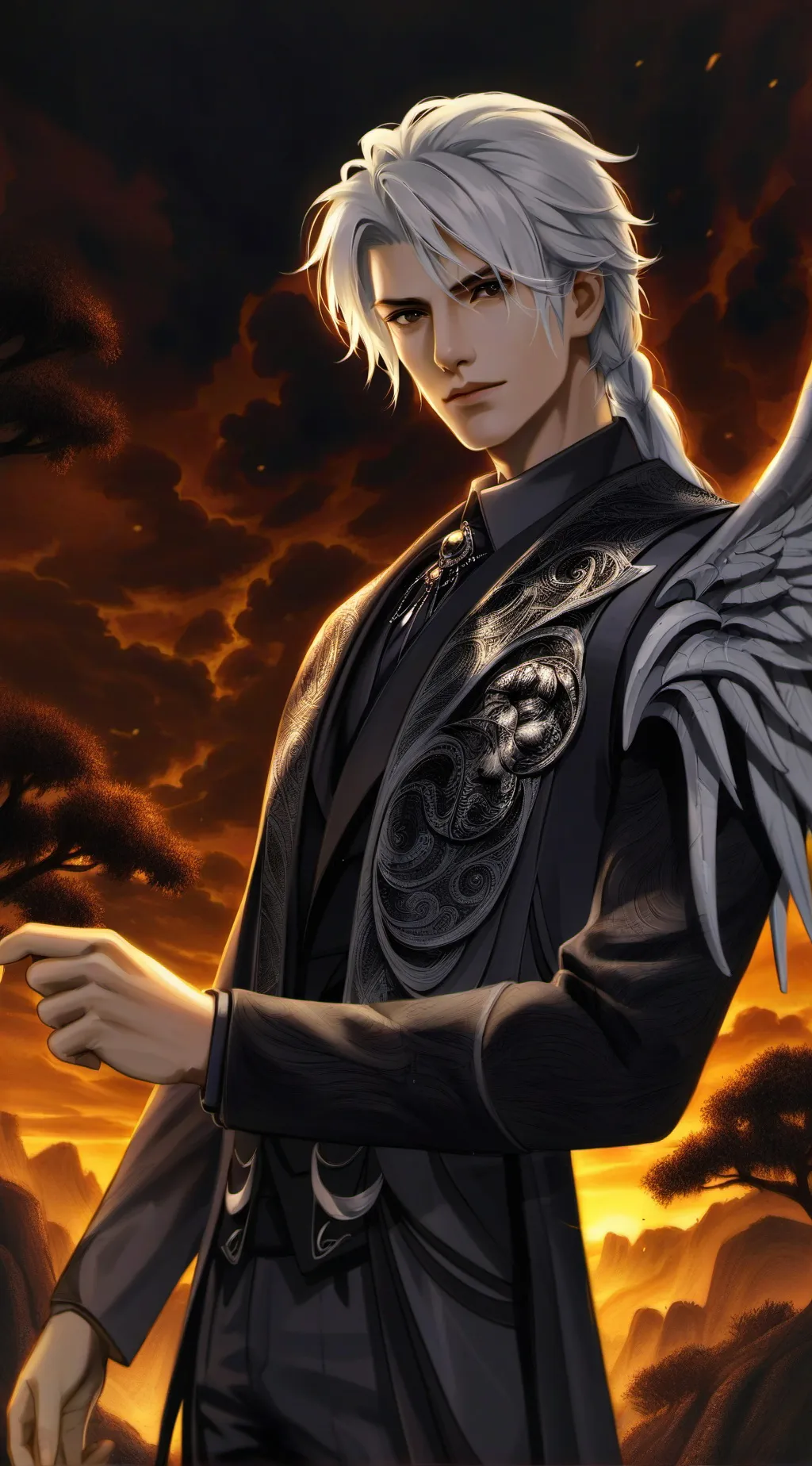 ai character: Karl  background