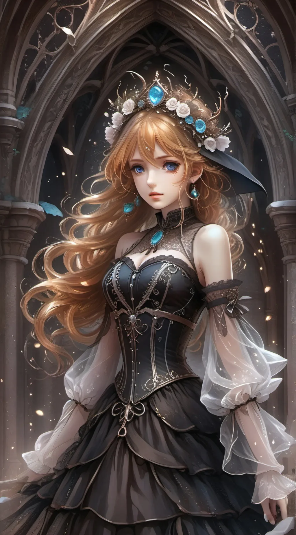 ai character: magical world  background