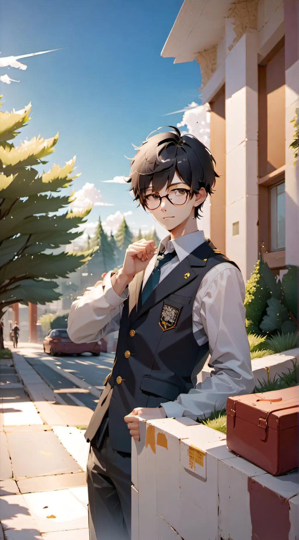 ai character: noah background