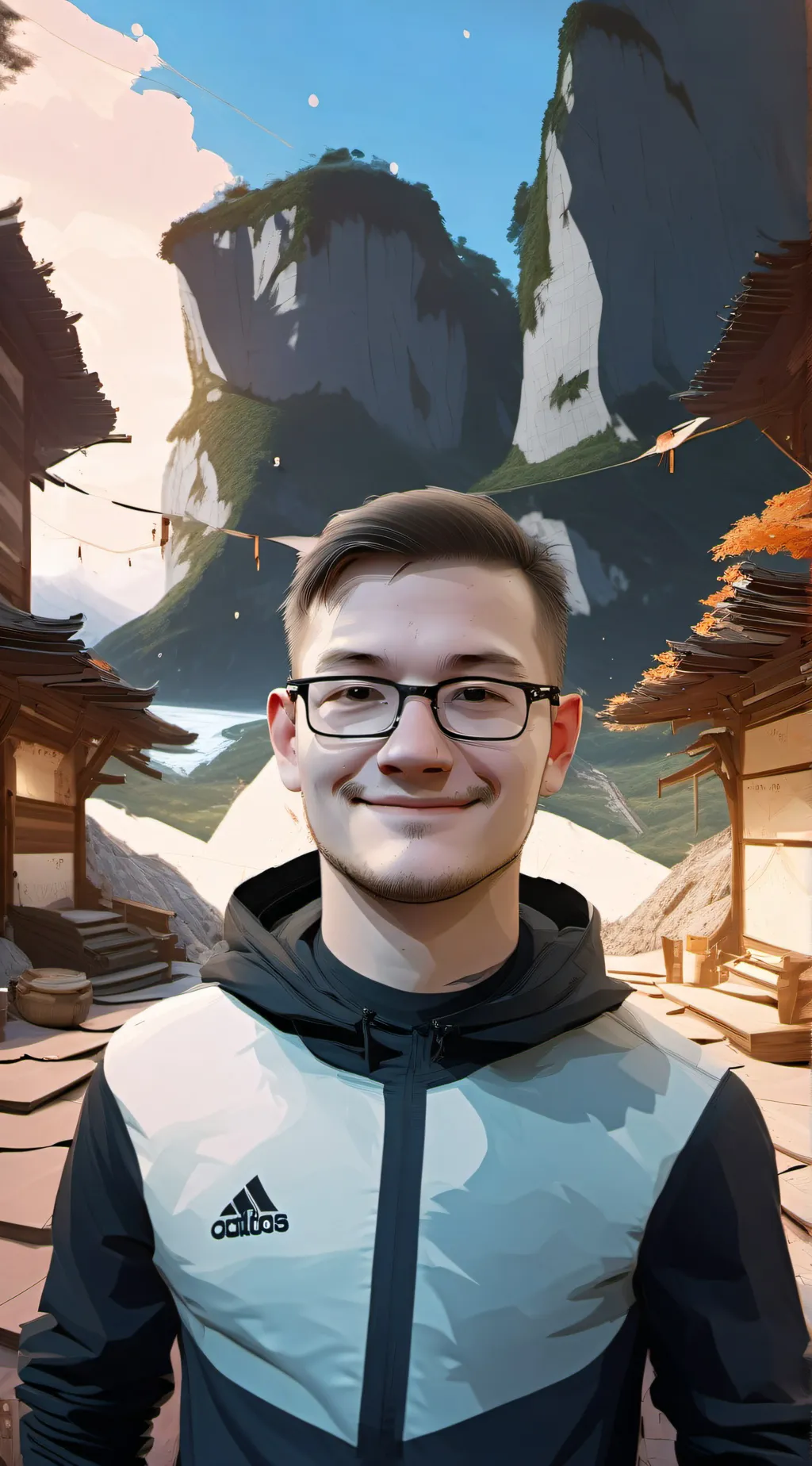 ai character: Mitchell  background