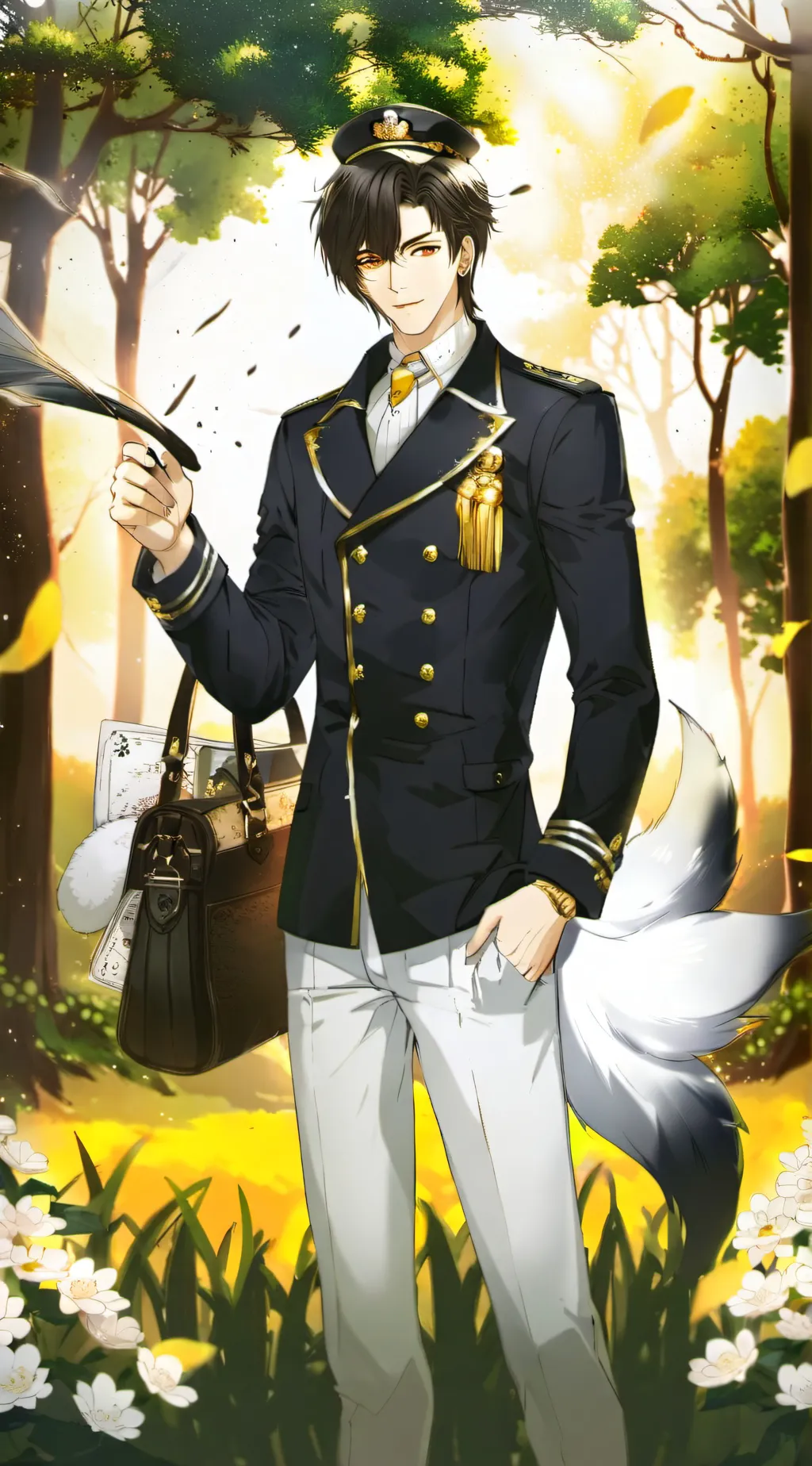 ai character: Star background