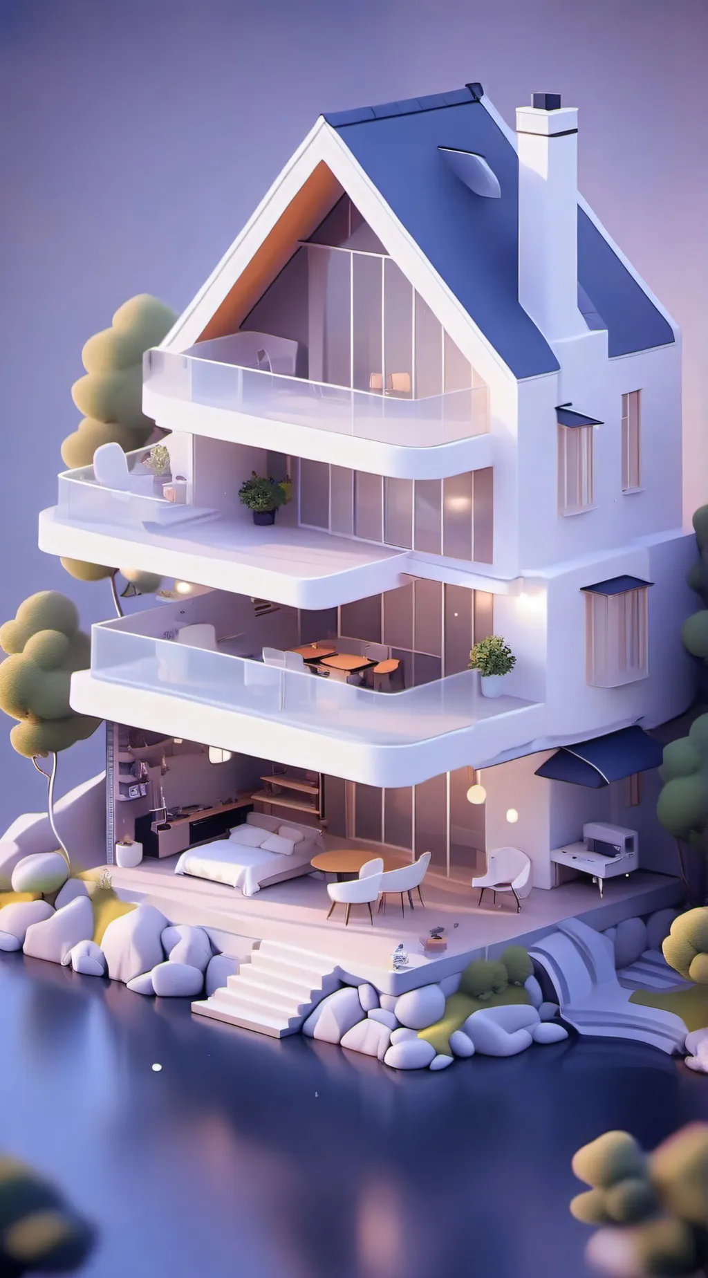 ai character: Bak x Kiri x you!! background