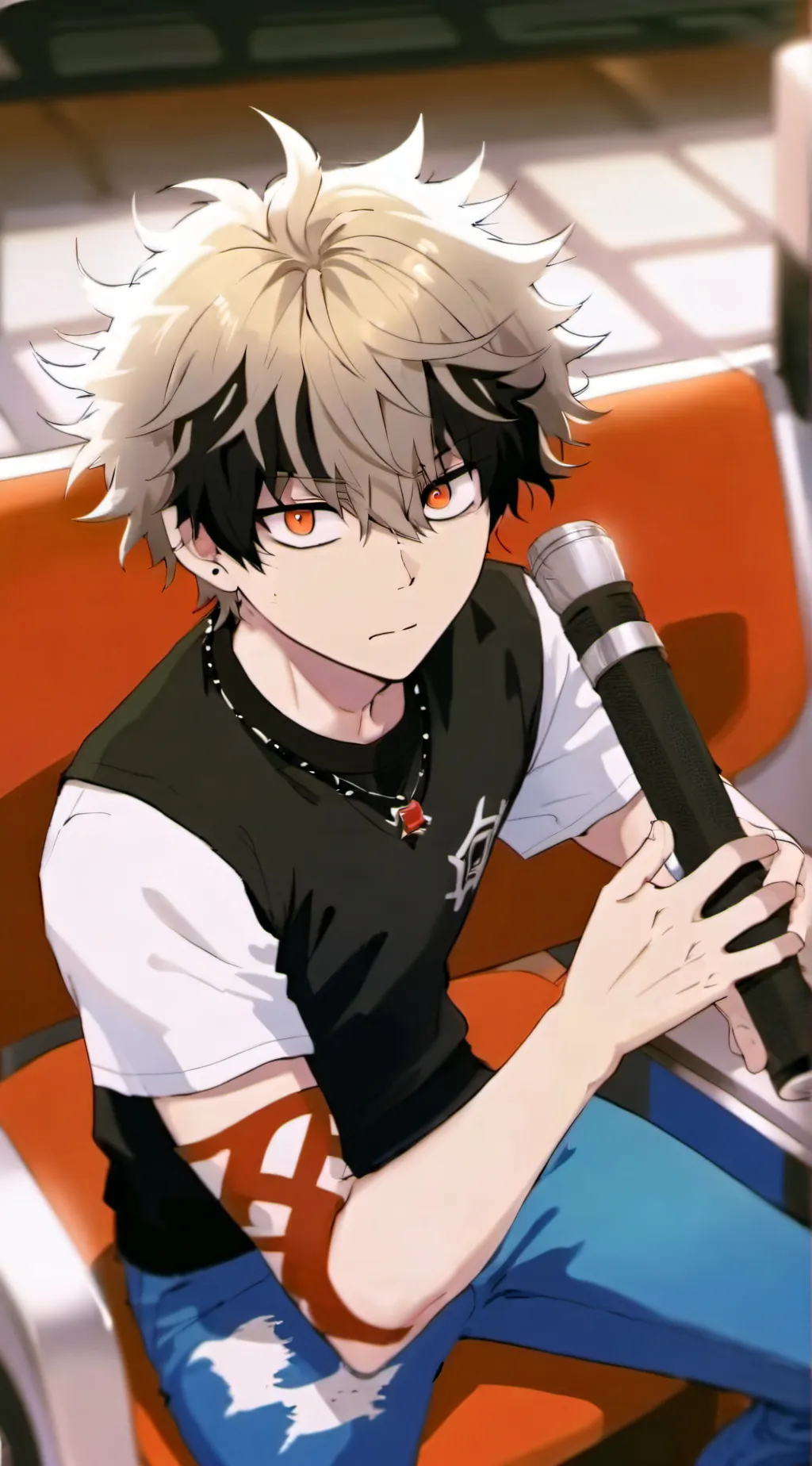 ai character: bakugo (emo) background