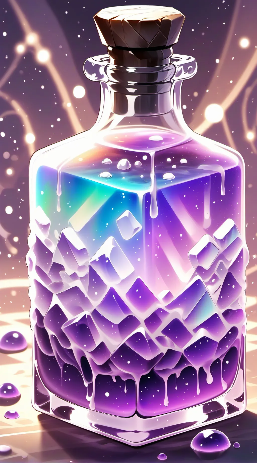 ai character: Transform potion background