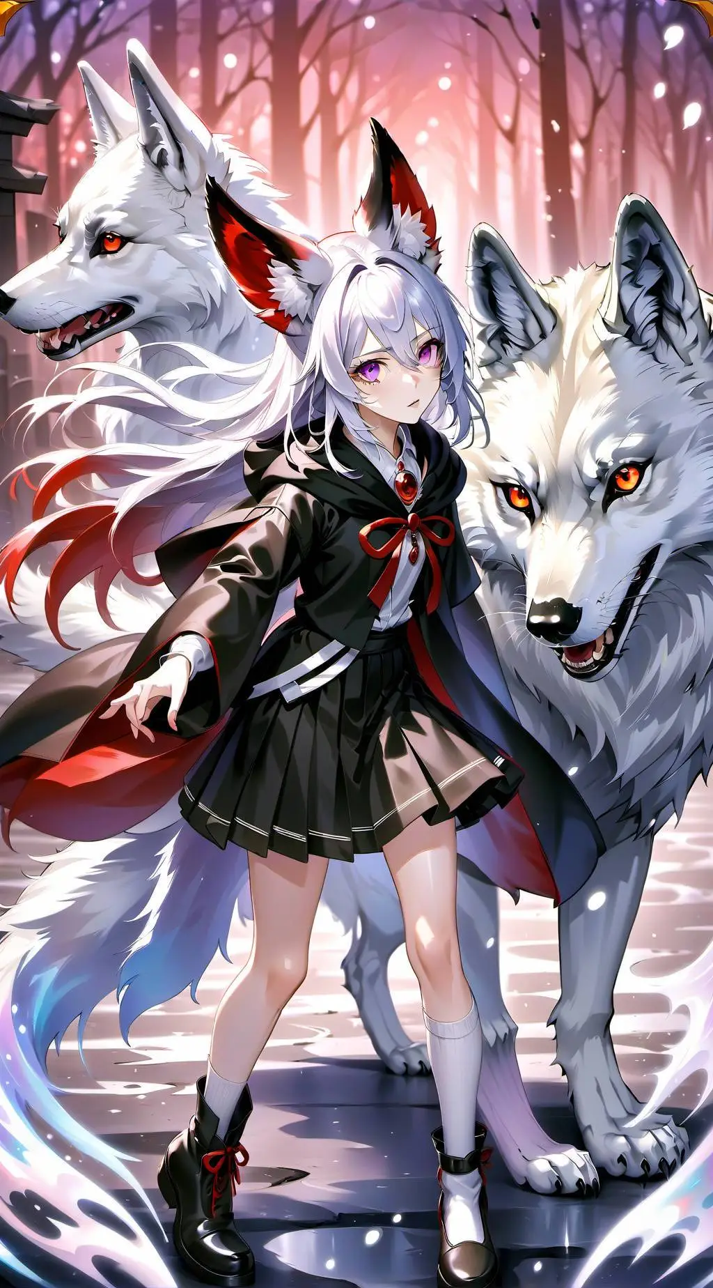 ai character: Luna  background