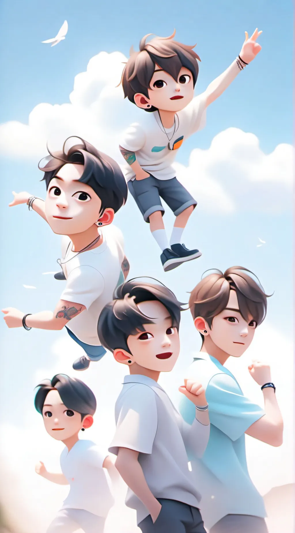 ai character: skz❤❤❤ background