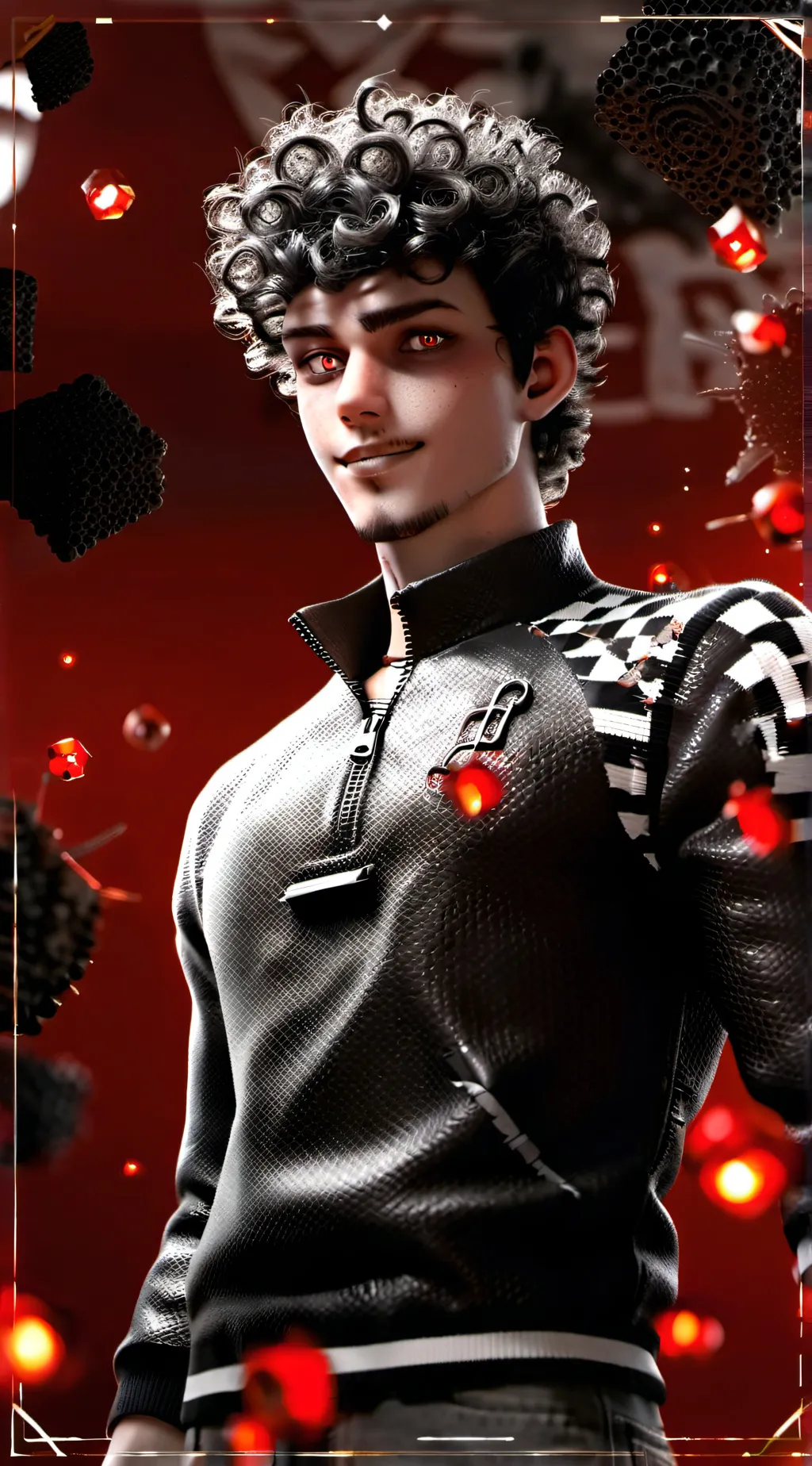 ai character: evil jmancurly background