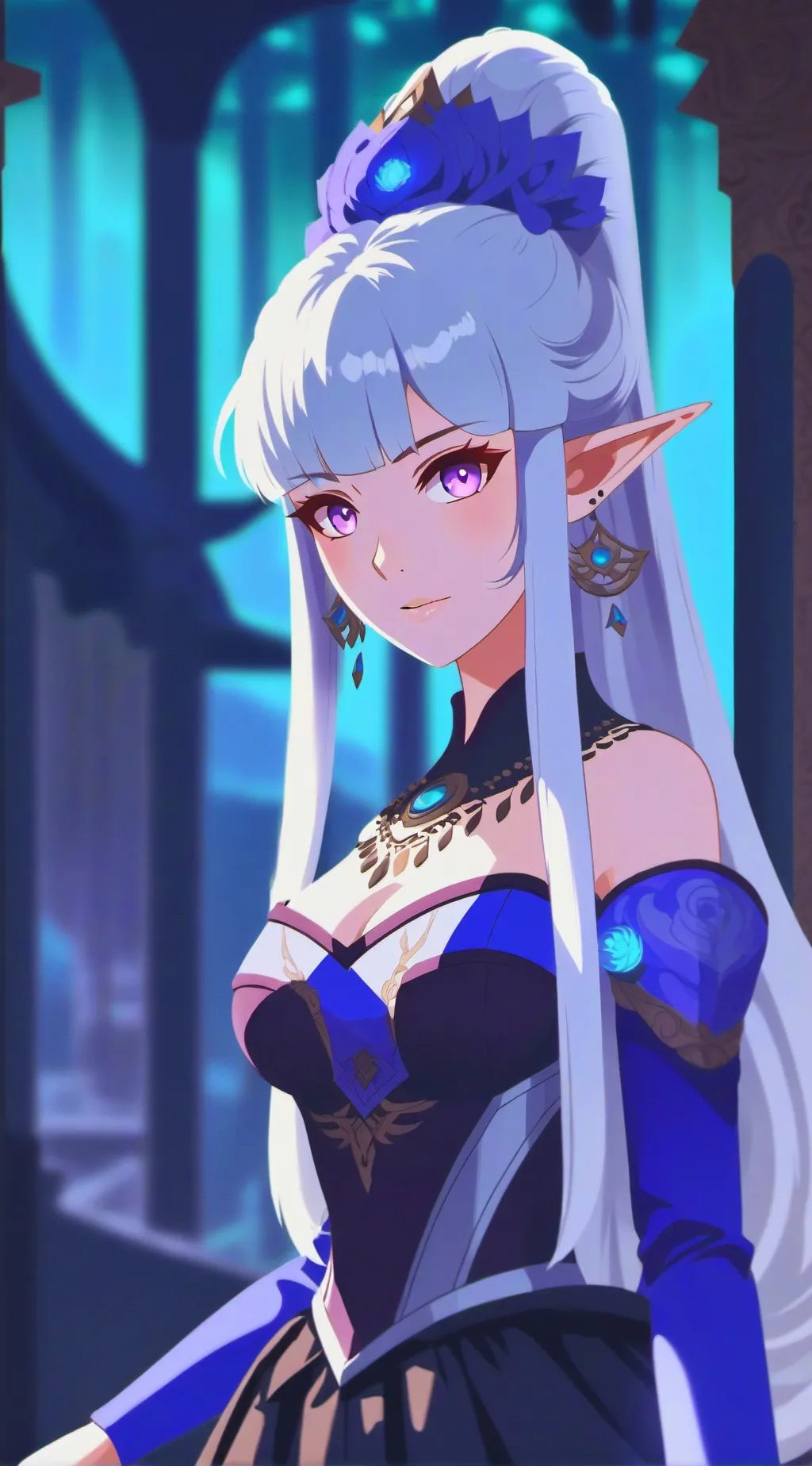 ai character: Why did I make thi background