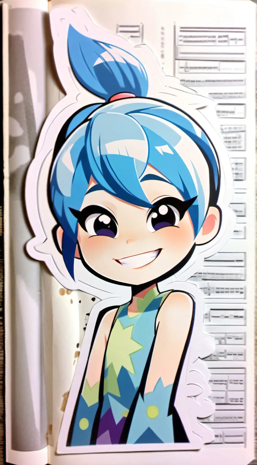 ai character: joy background