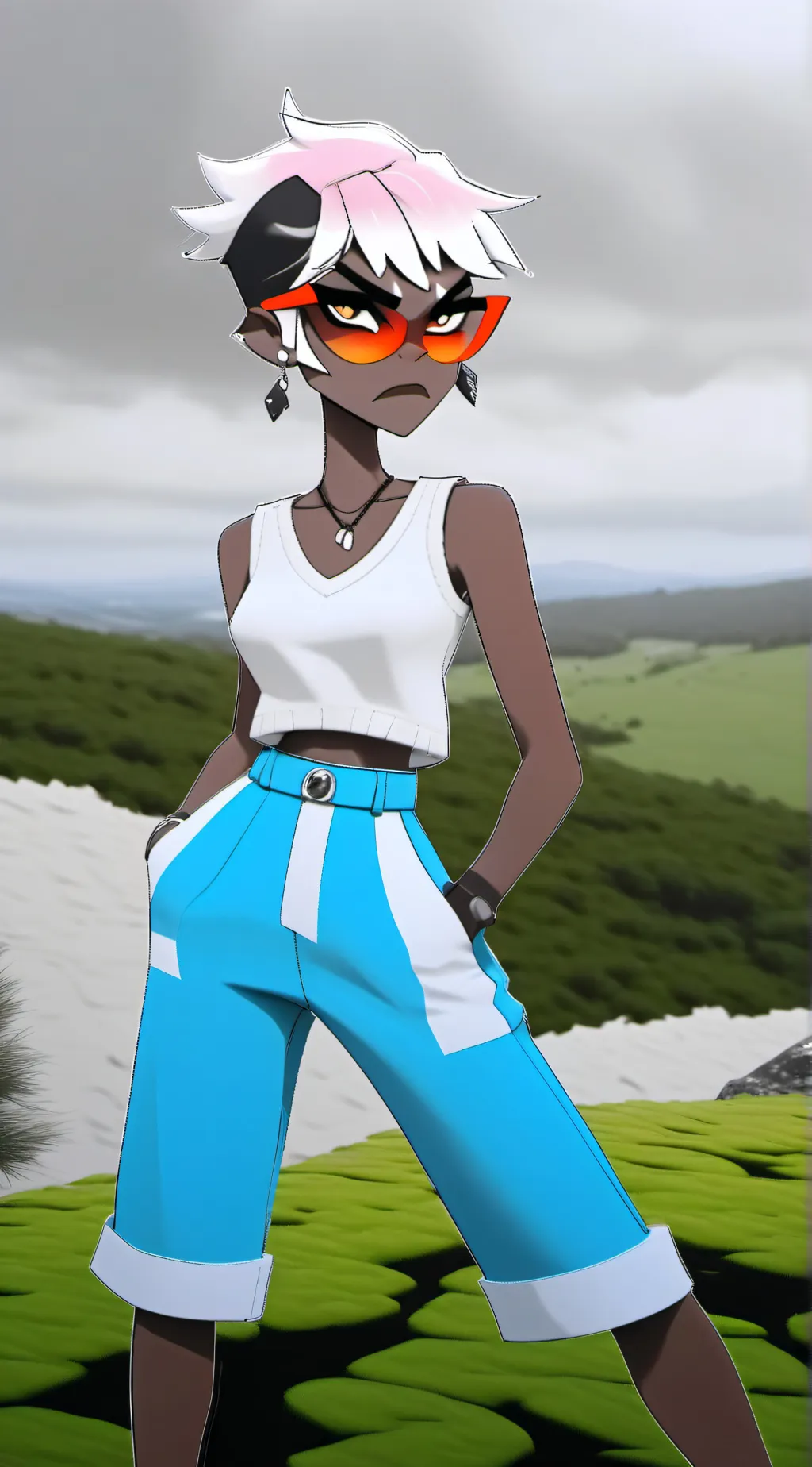 ai character: Hazbin hotel  background