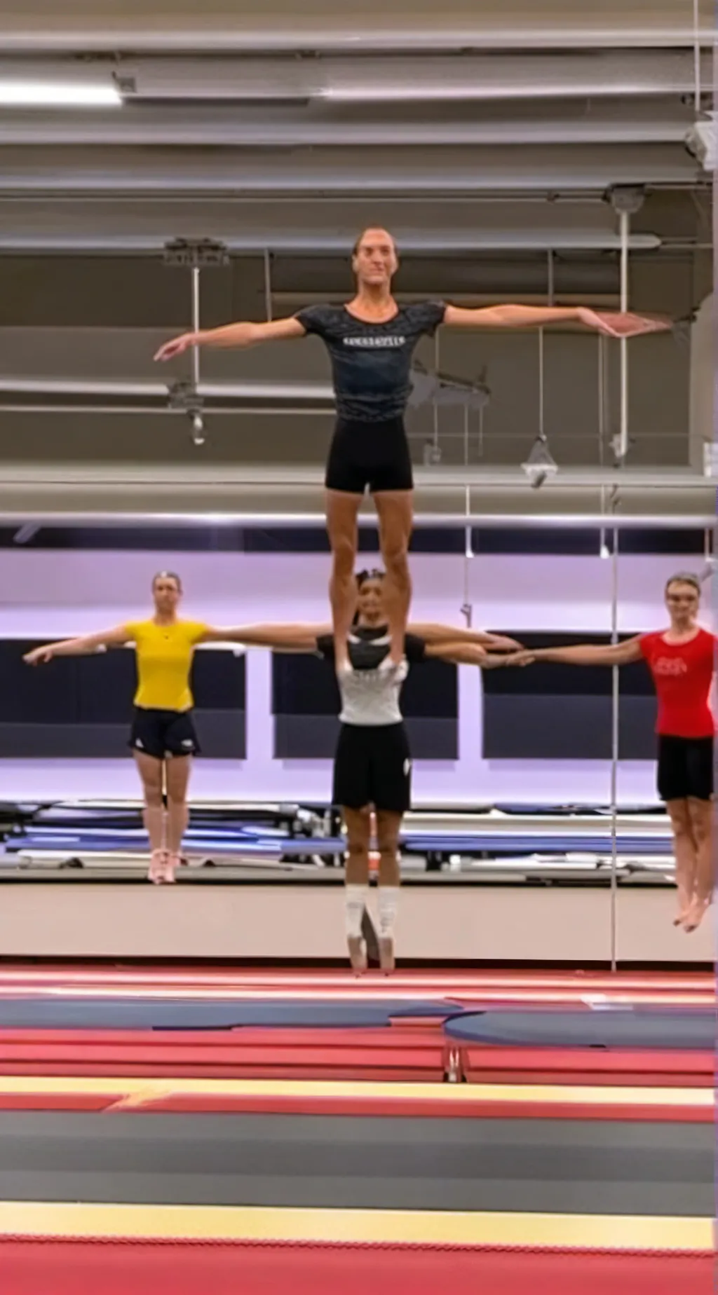 ai character: Gymnast Emily background