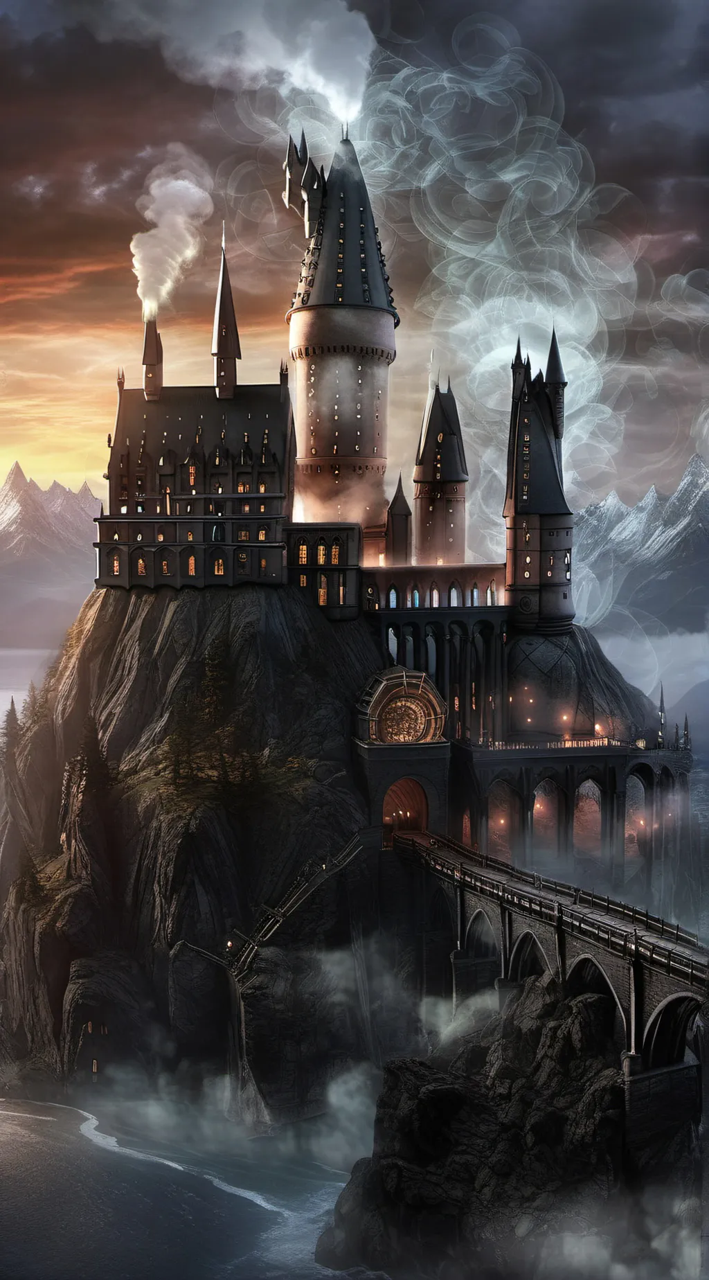 ai character: Hogwarts background