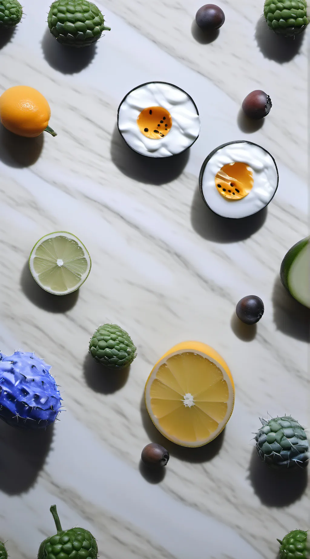 ai character: food background