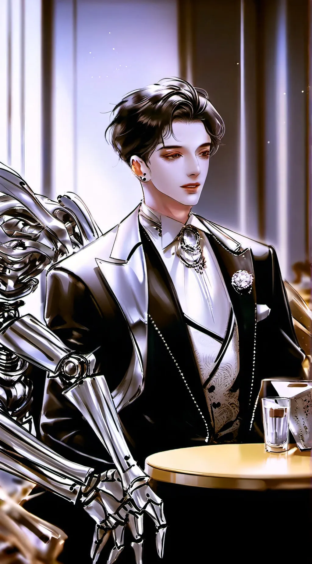 ai character: alex$ background