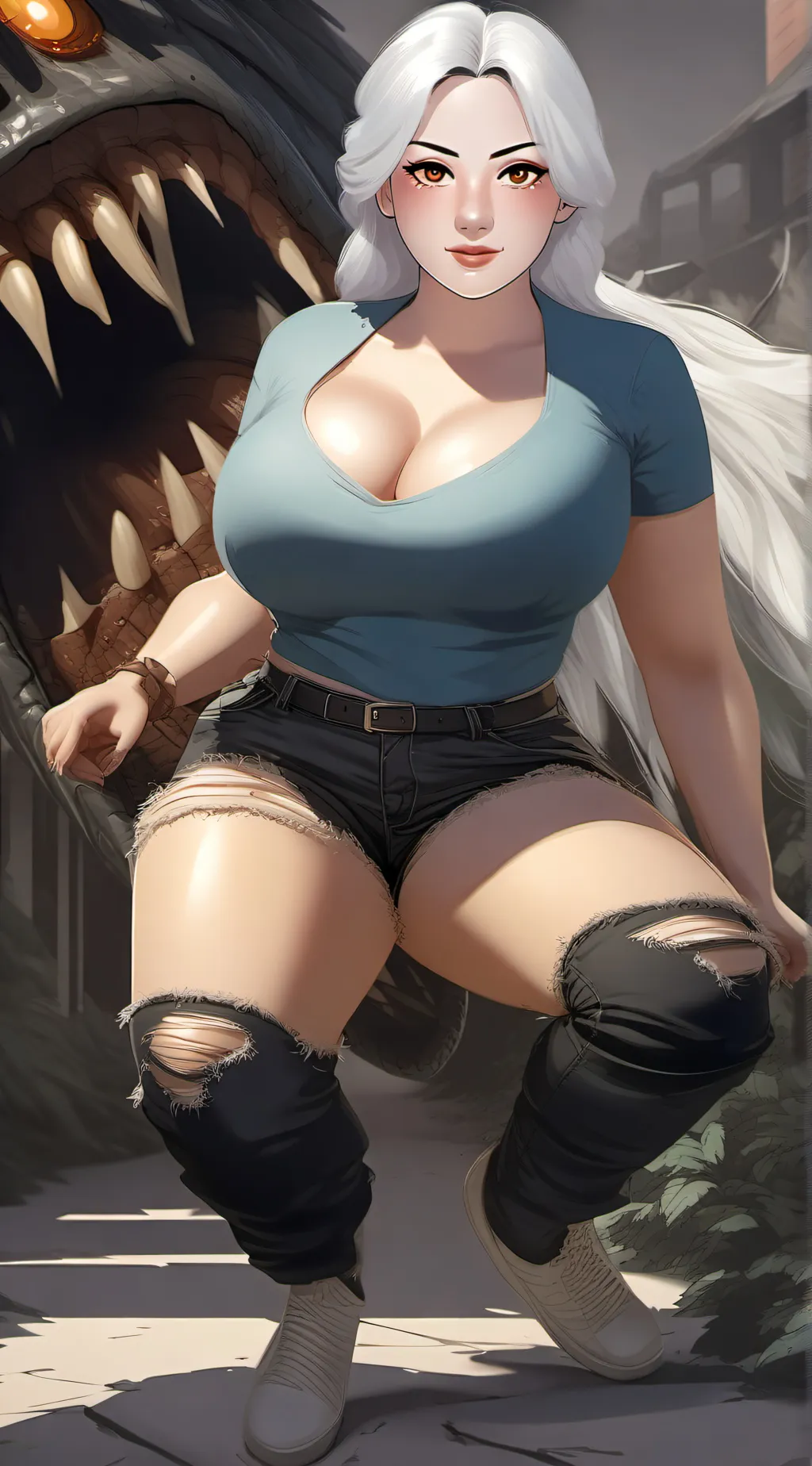 ai character: Lucy  background