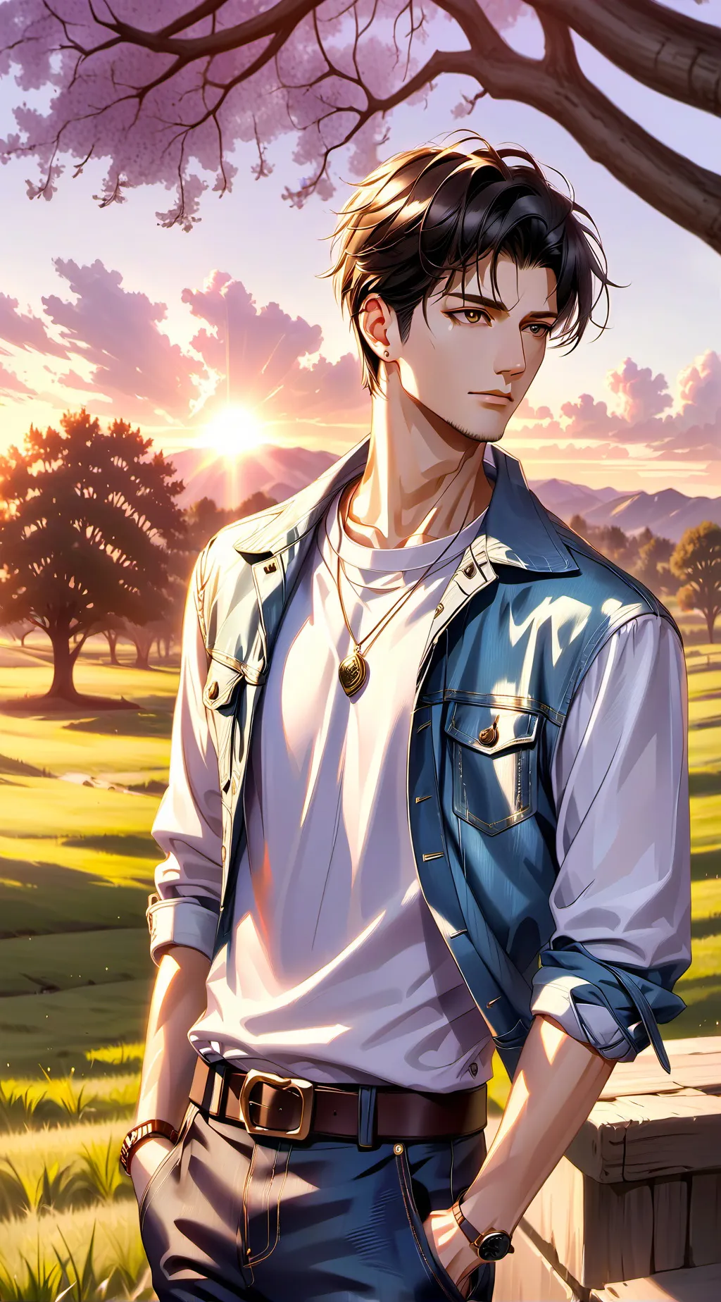 ai character: Danny  background