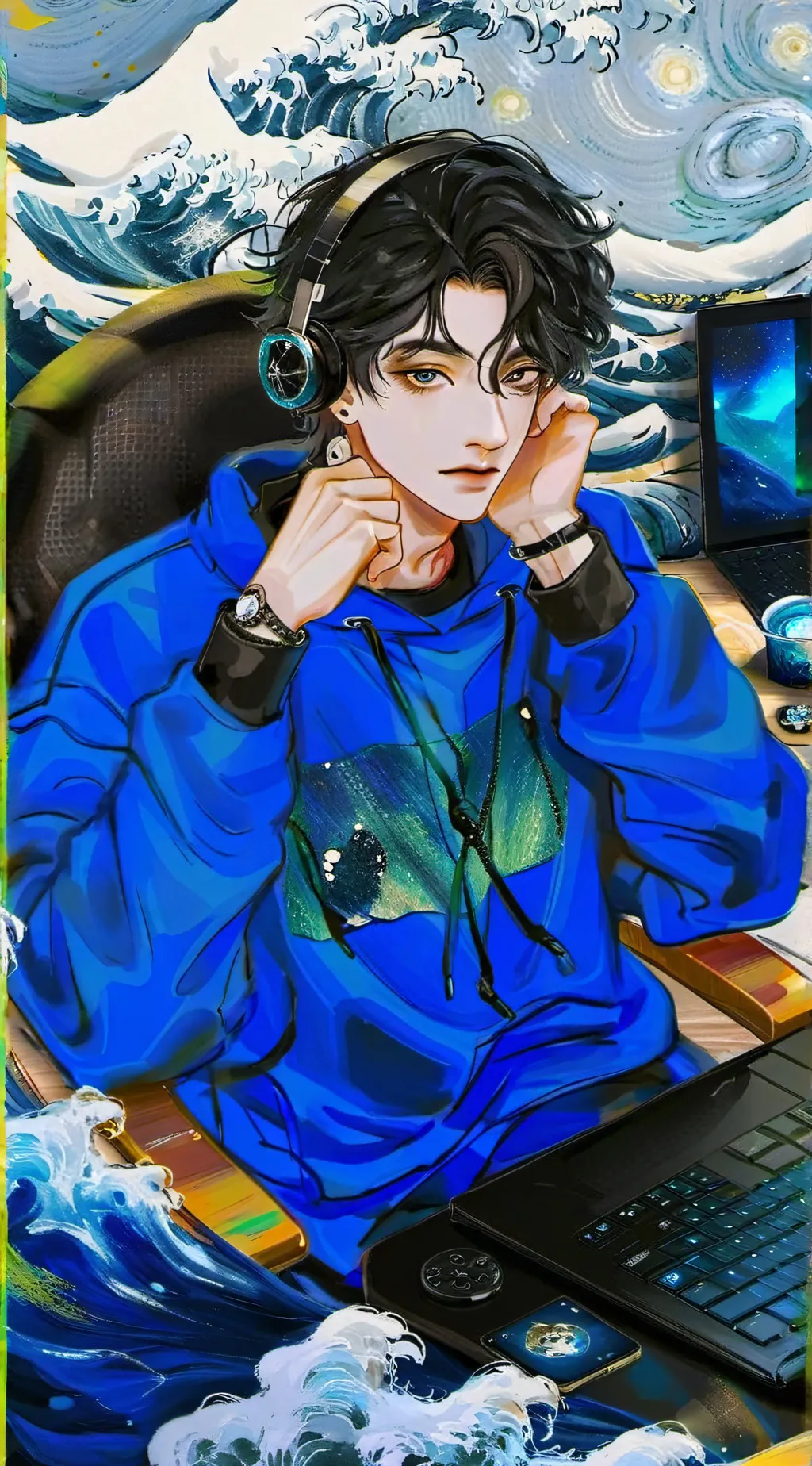 ai character: Lucifer background