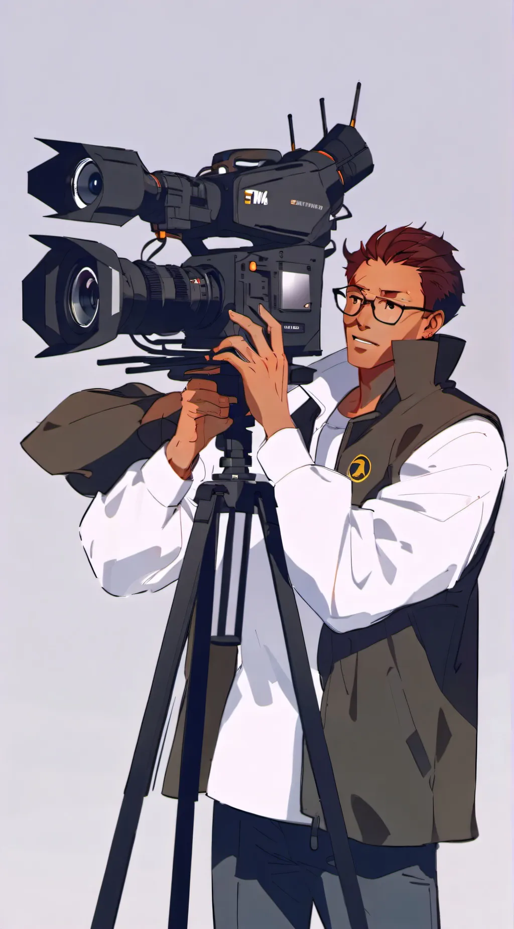 ai character: titan speakerman background