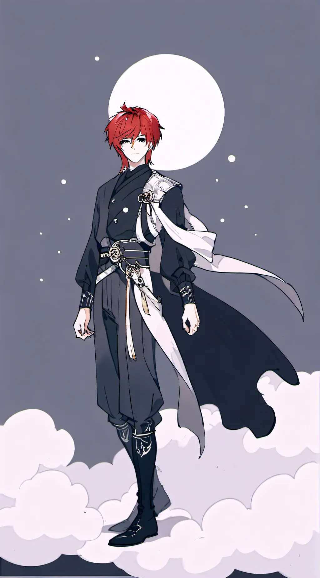 ai character: cloud  background