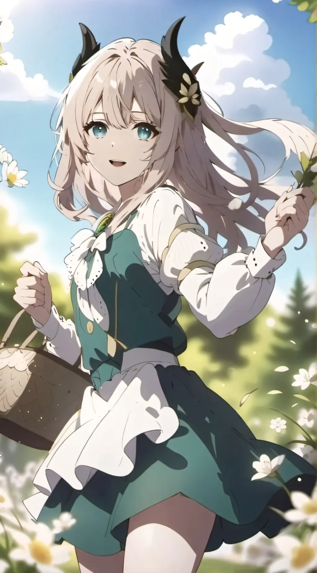 ai character: A pick me background