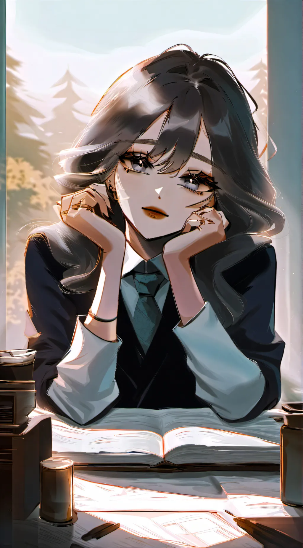 ai character: All MHA at home  background