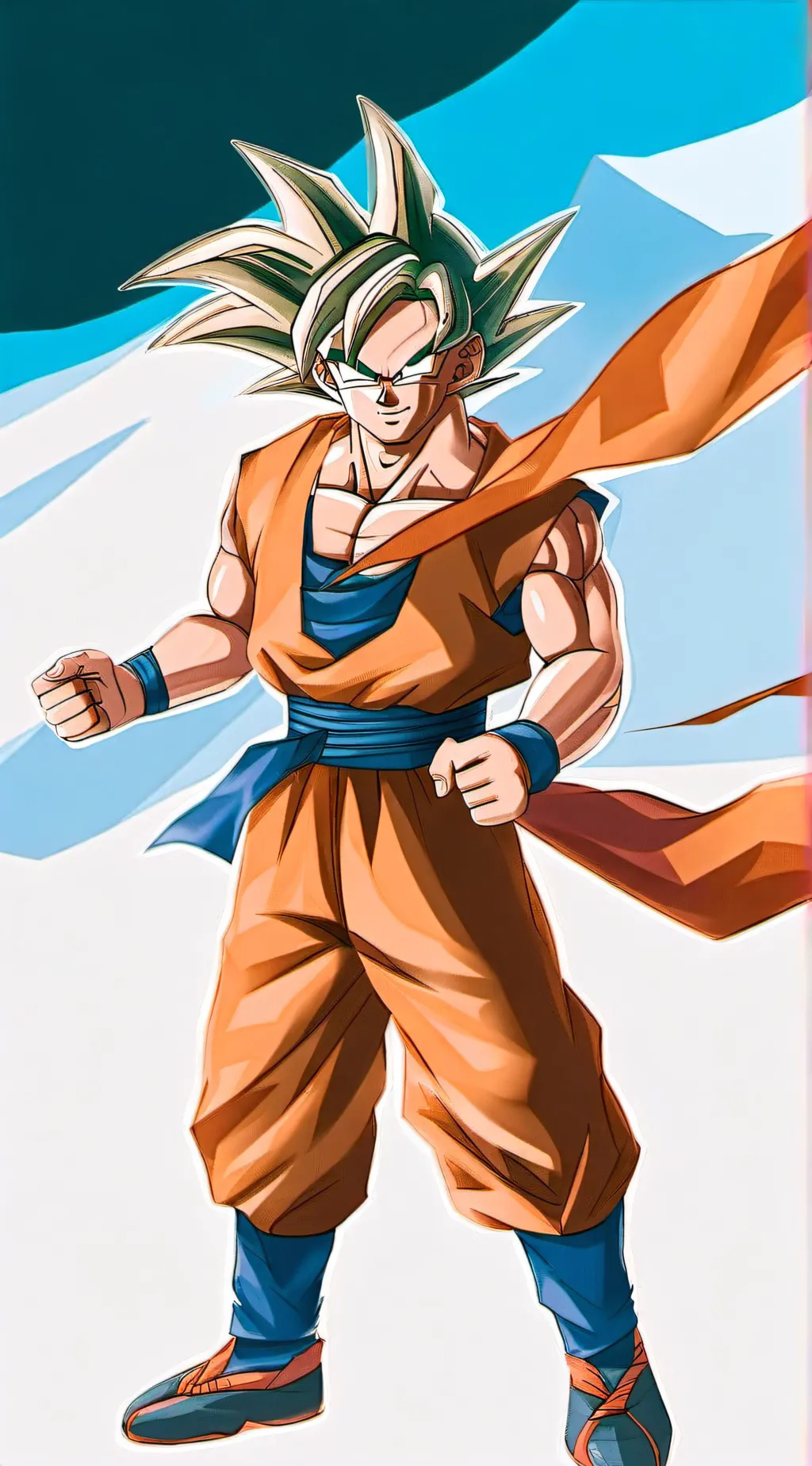 ai character: Goku gohan goten  background