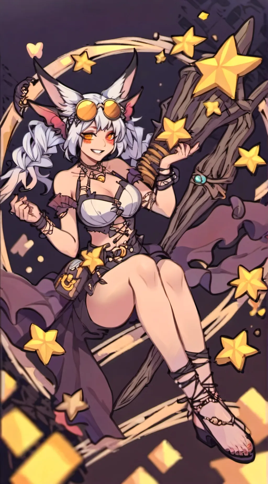 ai character: spooky mha background